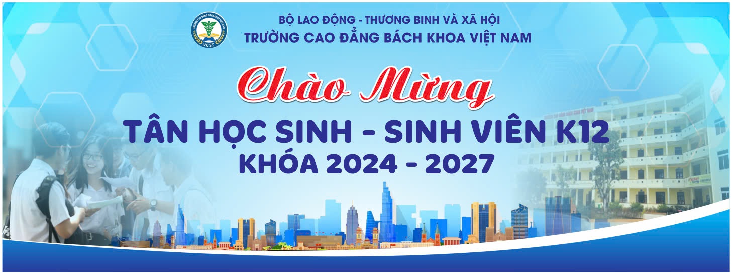 HỌC SINH - SINH VIÊN KHÓA 2024-2027 NÔ NỨC ĐẾN TRƯỜNG CAO ĐẲNG BÁCH KHOA NHẬP HỌC